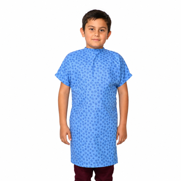 Desenli Hasta Önlüğü Çocuk - Model 02